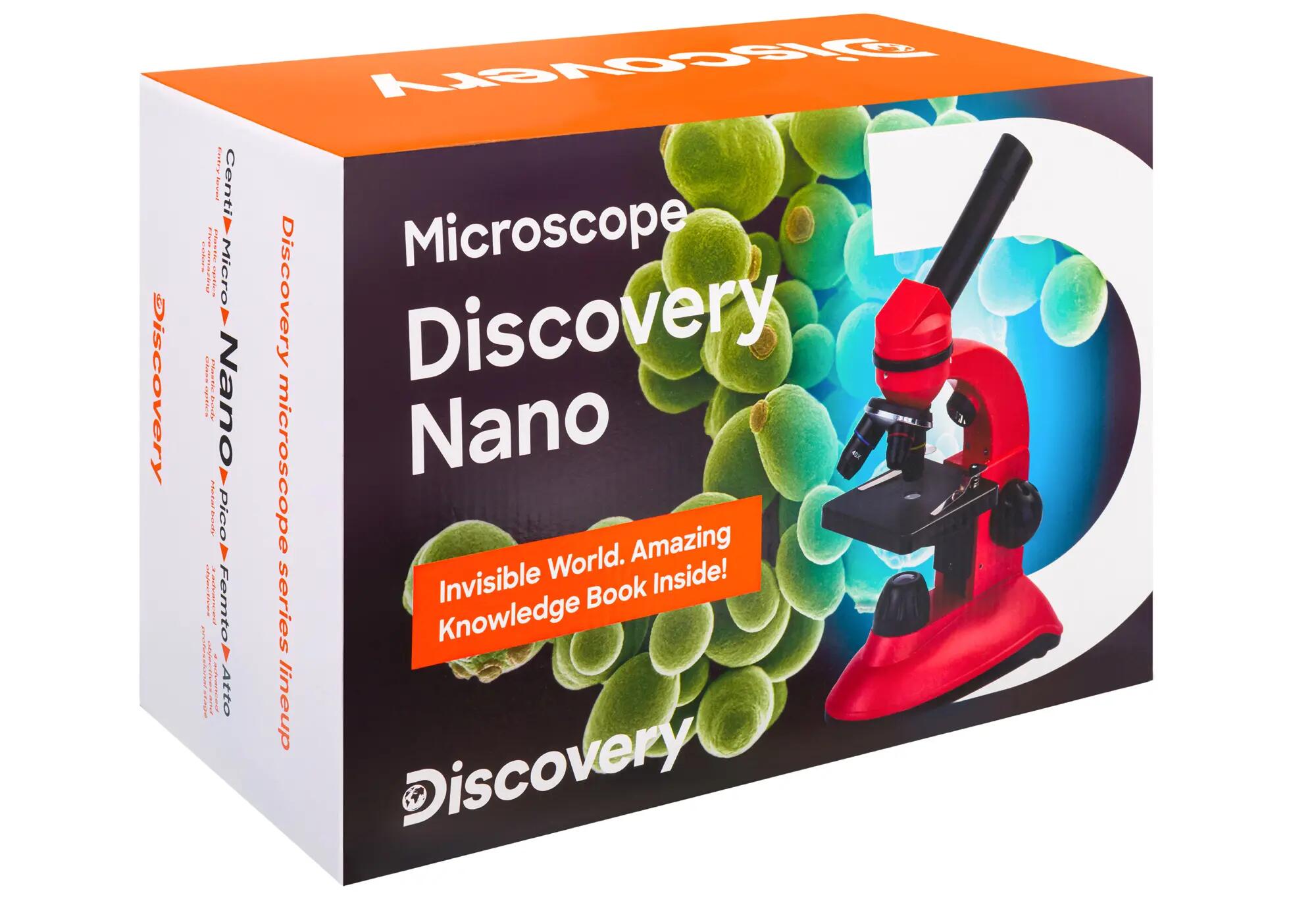 Microscopio digitale Levenhuk Discovery Nano Polar con libro in italiano 9/10