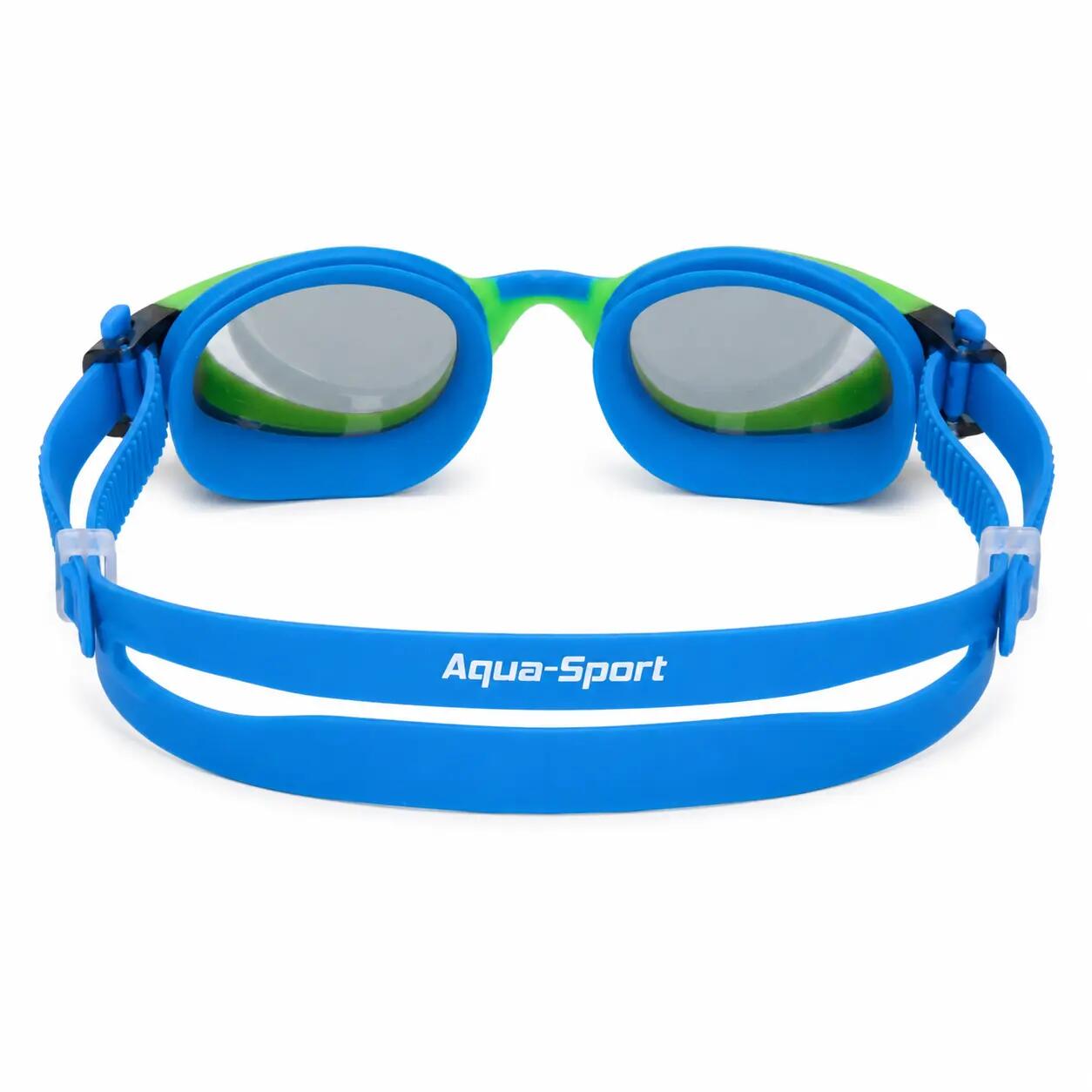 Okulary pływackie dla dzieci na basen do pływania z etui Aqua-Sport Monako 5/7