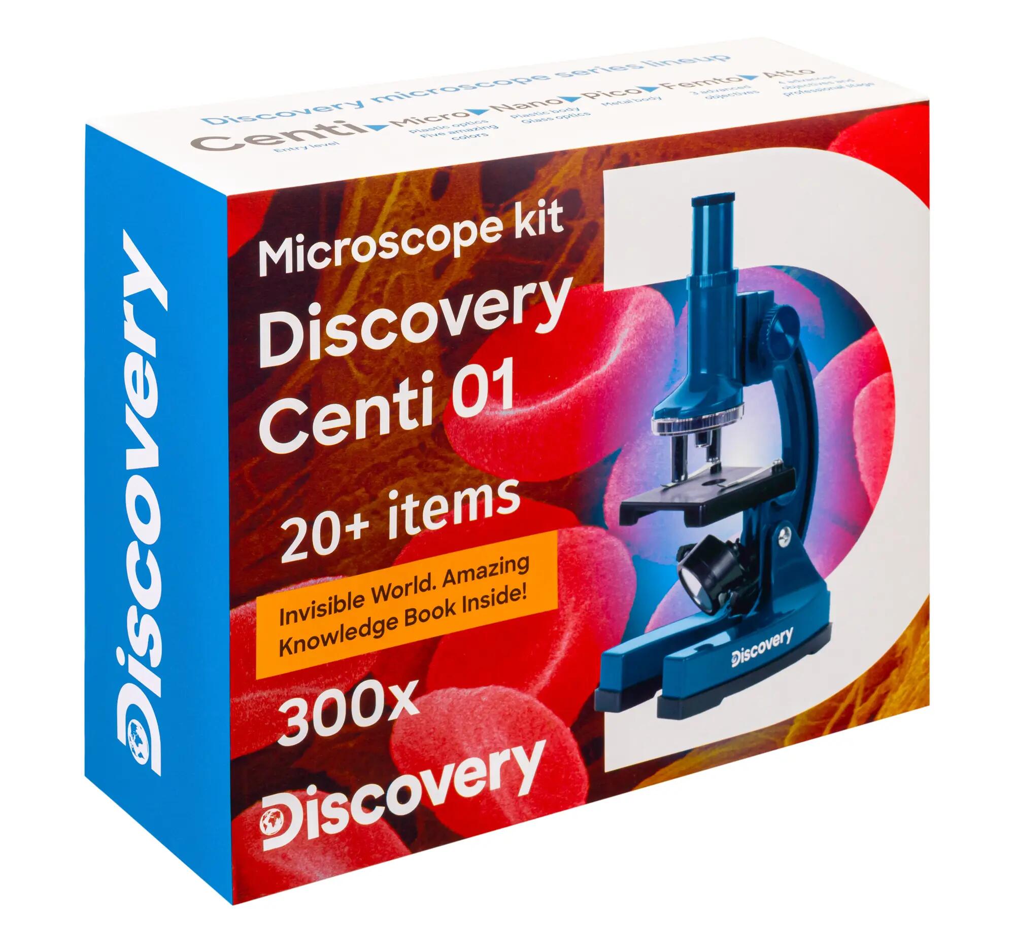 Microscopio Levenhuk Discovery Centi 01 con libro in inglese 14/15