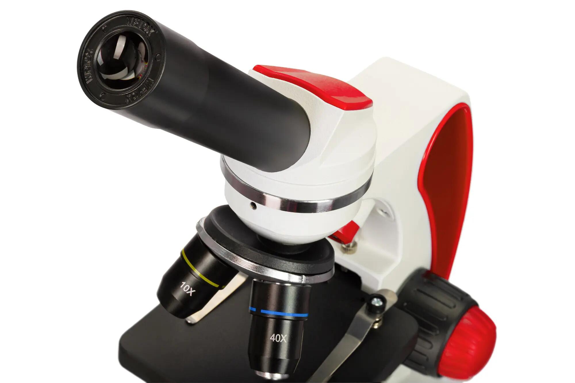 Microscopio Levenhuk Discovery Pico Terra con libro in inglese 10/15