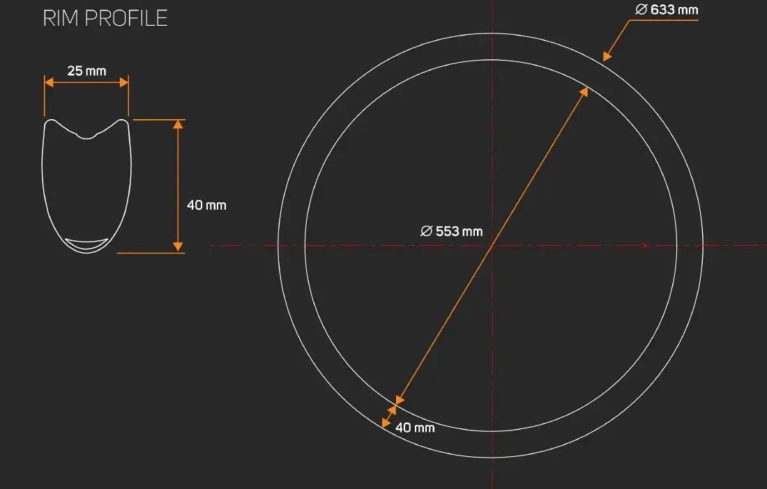 COX Strato 40 Tubular Disc Carbon Laufradsatz 28 Zoll – Rennrad Wheelset für Sch 4/4