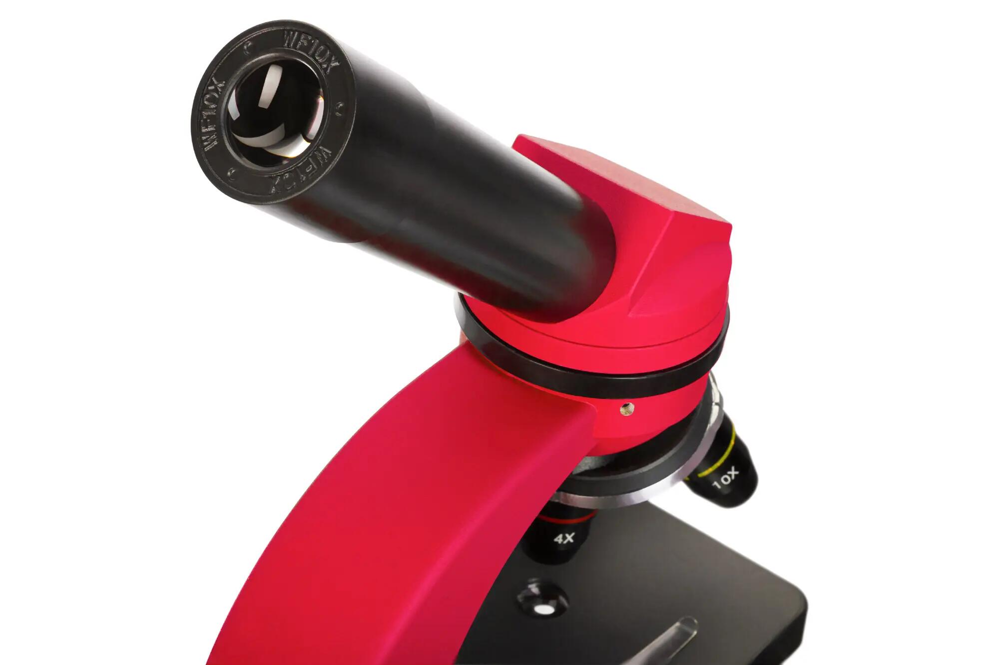 Microscopio monocular - 40–400x - Discovery Nano Terra - Rojo 10/10