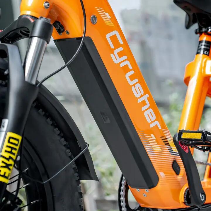 Vélo cargo électrique Cyrusher Glider avec batterie 52V 15,6AH 4/5
