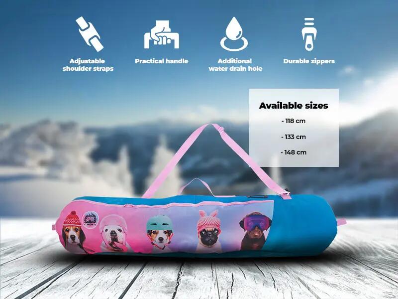 Zestaw Pokrowiec na deskę snowboardową + Pokrowiec na buty Snowsport Snow Dogs 3/6