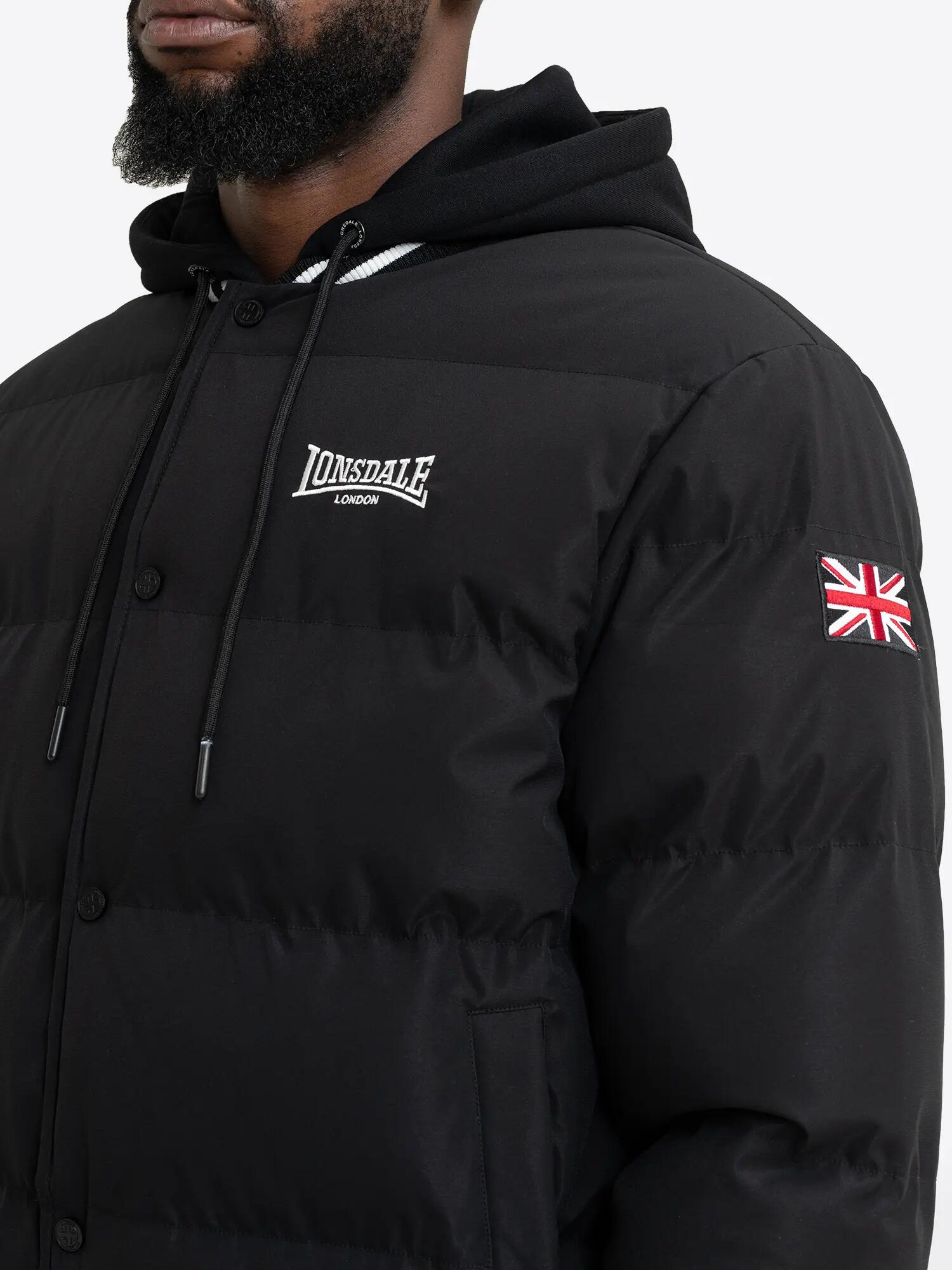 LONSDALE Herren Jacke mit Kapuze normale Passform AFON ERCH 6/7