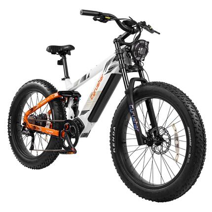 CYRUSHER Ranger 2.0 elektrische mountainbike, 52V 20Ah LG-accu, Shimano 9