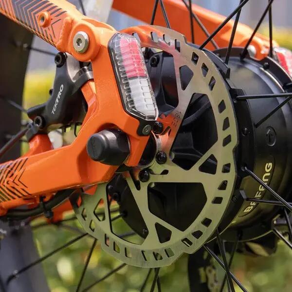 Bicicletta elettrica da montagna CYRUSHER Ranger 2.0, batteria LG 52V 20Ah 4/5