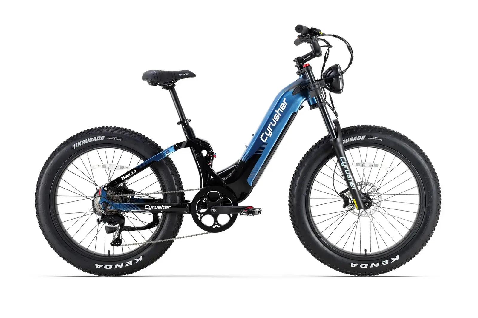 Bicicletta elettrica fuoristrada CYRUSHER Trax 2.0, batteria da 52 V 20 Ah 2/3