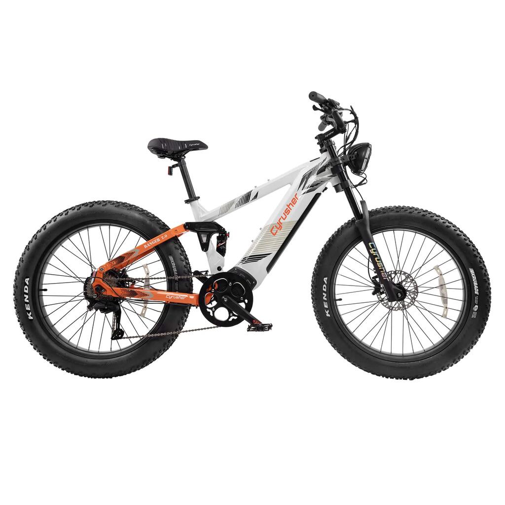Cyrusher Ranger 2.0 celoodpružený elektrický horský bicykel, 52V 20Ah