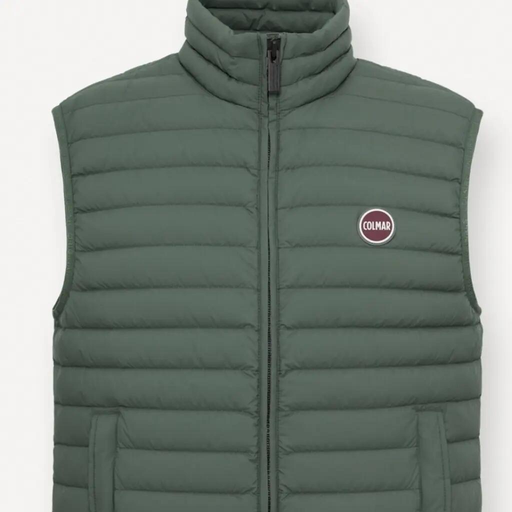 Colmar Modelo 12000048c Quilted Vest Natural Down Cor Verde 2/5