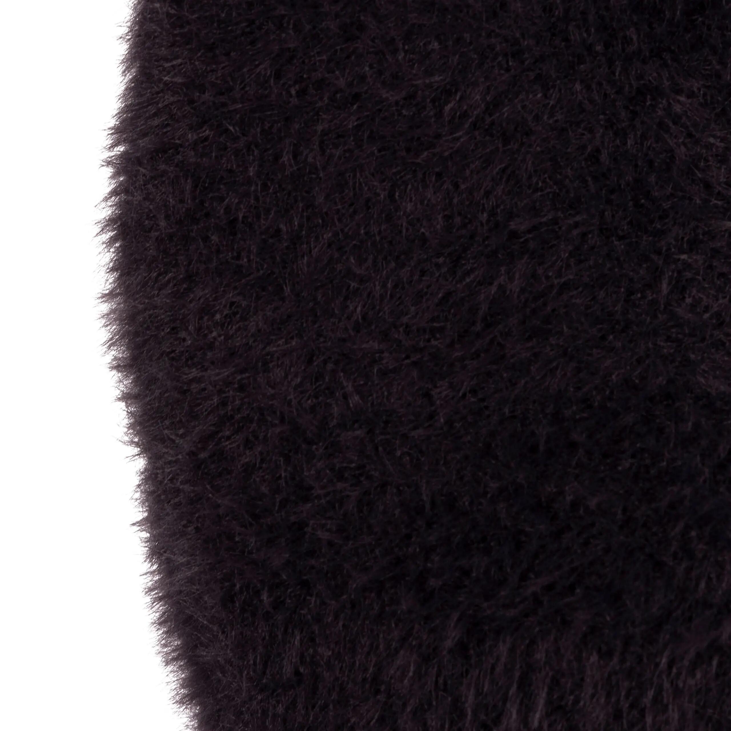 WoMens Knitted Ski Mitts Fitted Cuff Short Fur Pile Lining Seth 4/5