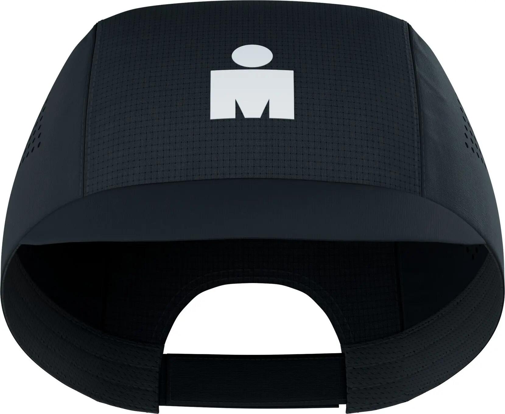 Gorra Compressport Pro Racing Ironman 2026 Negra 3/4