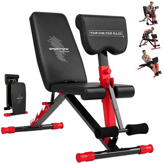 Banc de musculation réglable pour salle de sport à domicile, pliable 300 kg