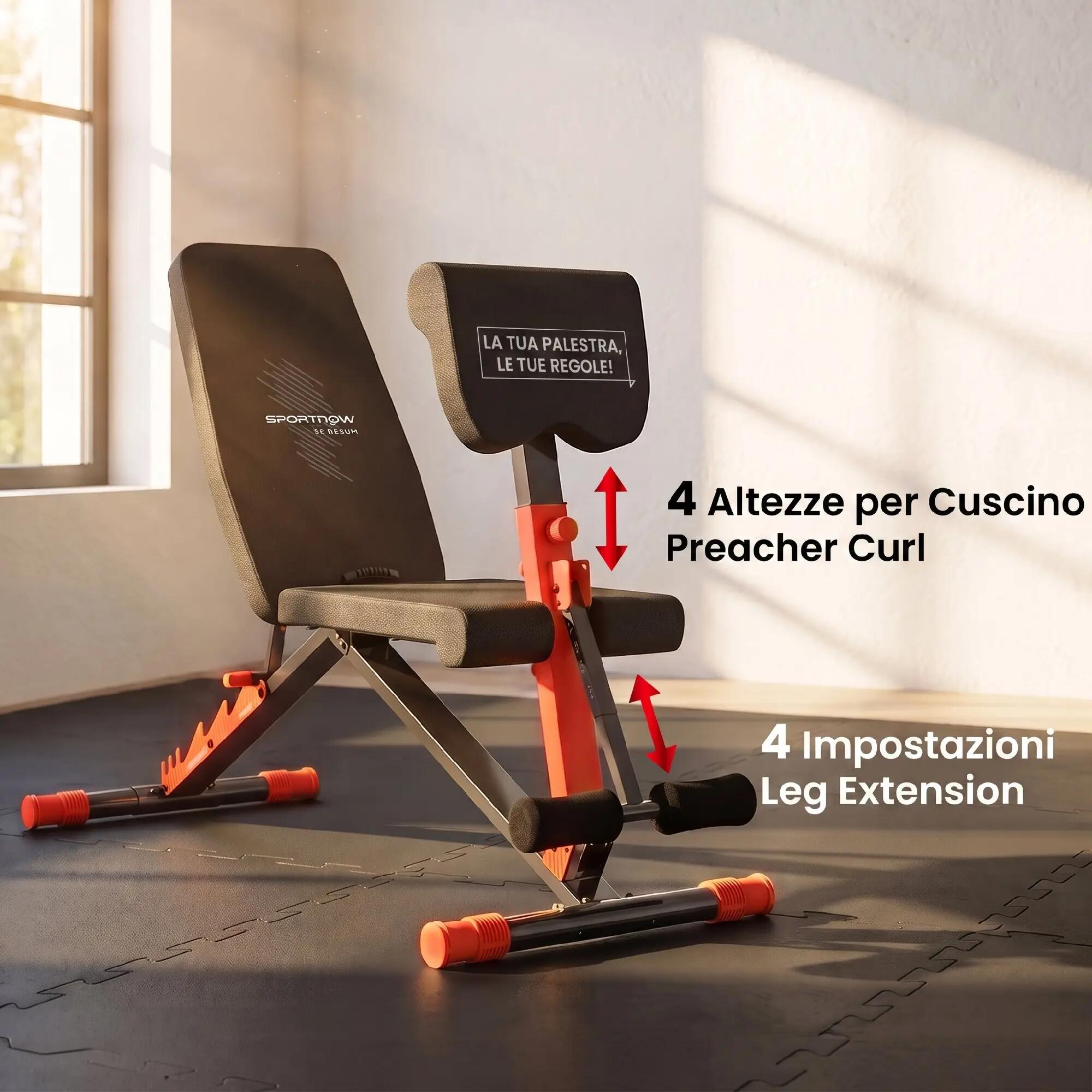 Banc de musculation réglable pour salle de sport à domicile, pliable 300 kg 7/9