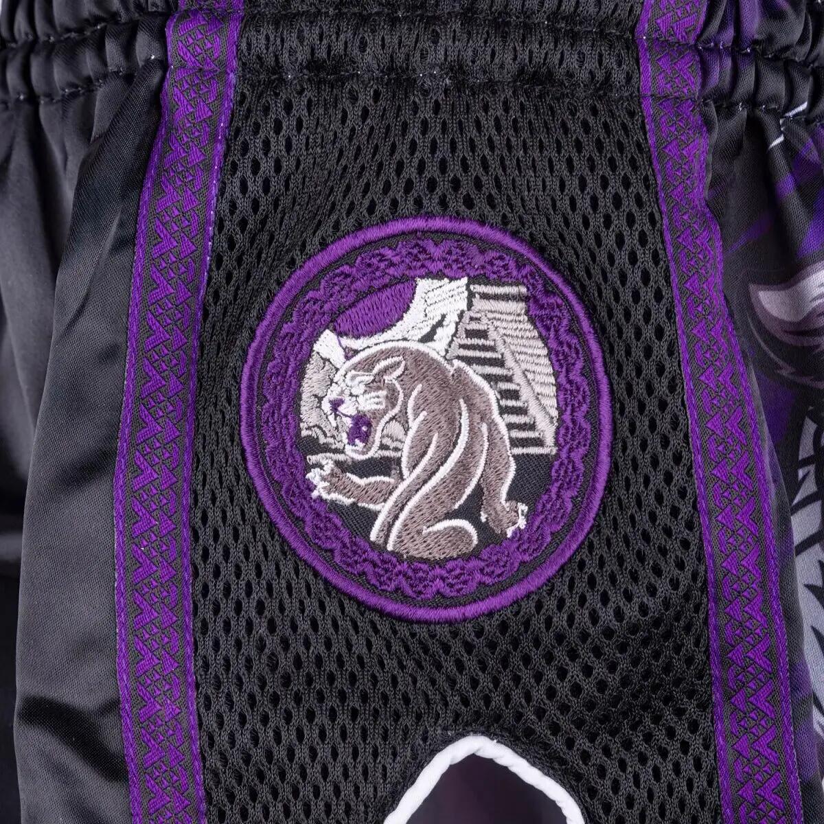 Short de combat Muay Thai motif panthère bestiale enfant 8 Weapons 5/5