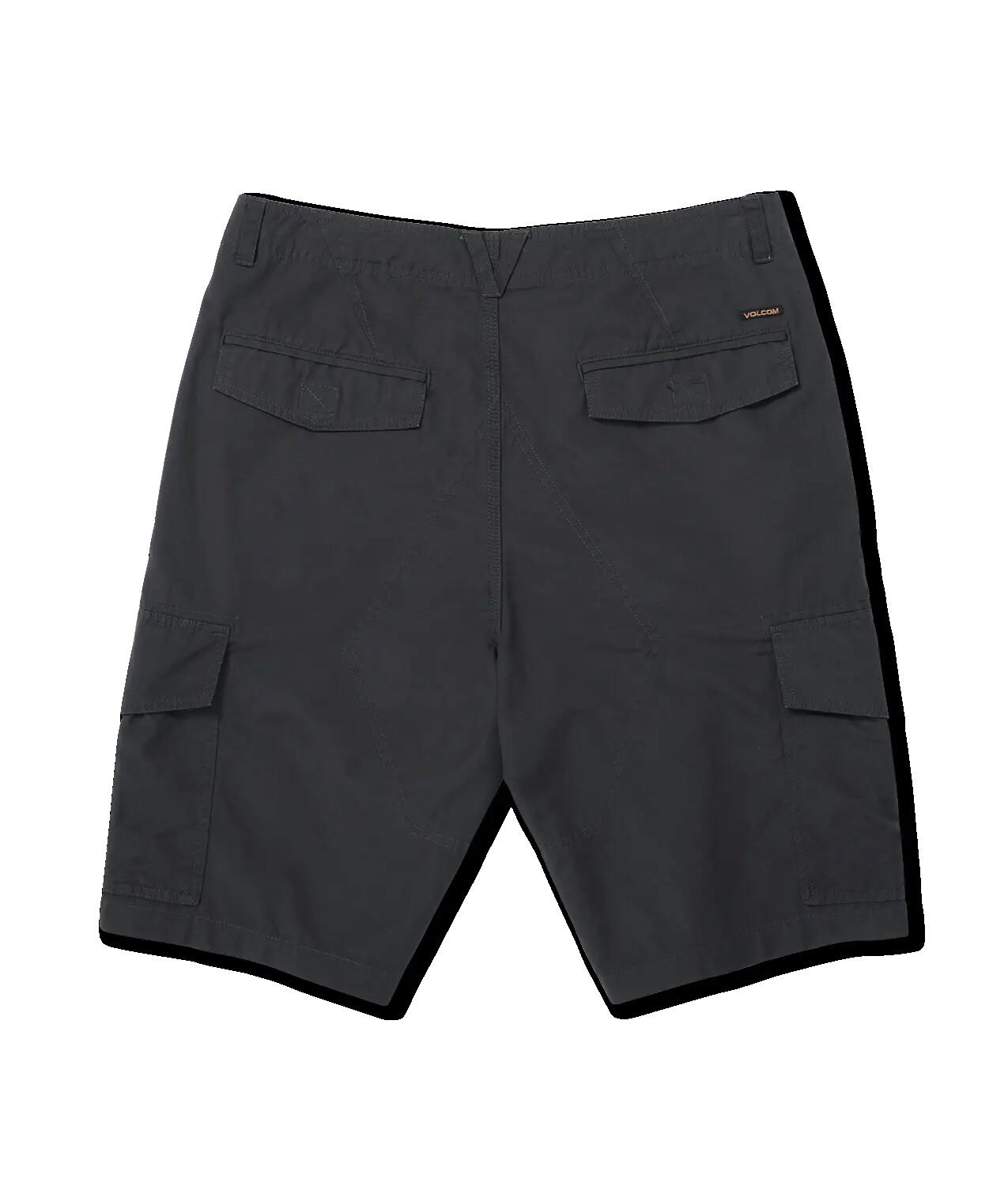 Pantalón corto, monopatín, hombre, cargo, barracks 22, negro 2/2