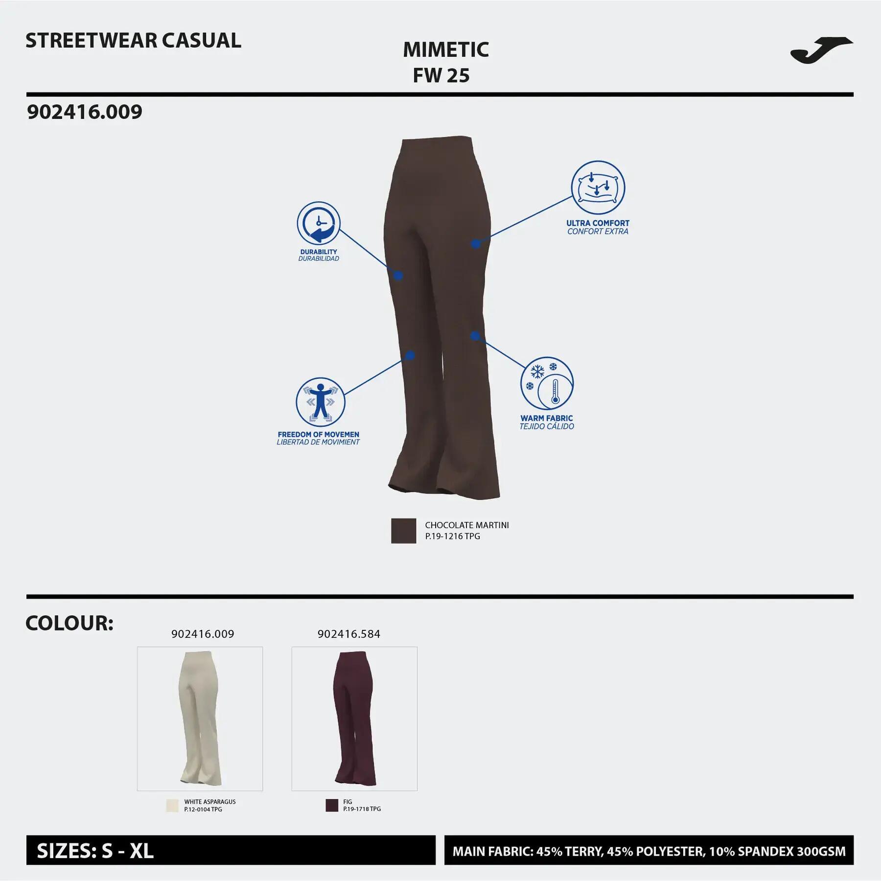 Pantalon de jogging femme Joma Mimetic 2/5