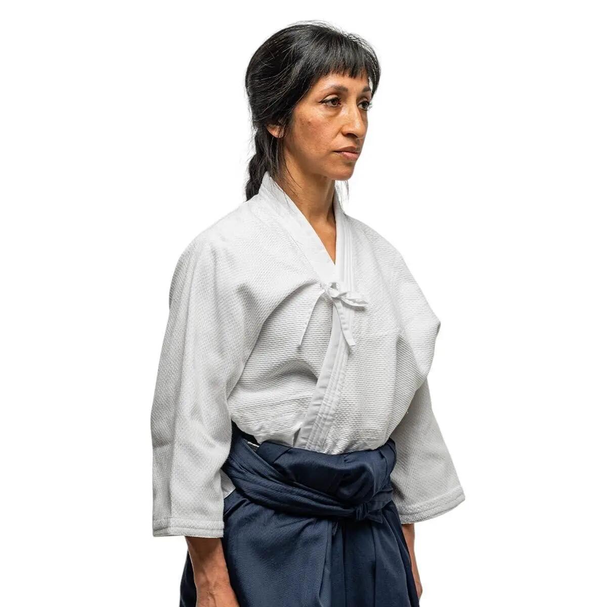 Veste Ai?kido Femme Training ? Coupe fe?minine 170 cm 2/5