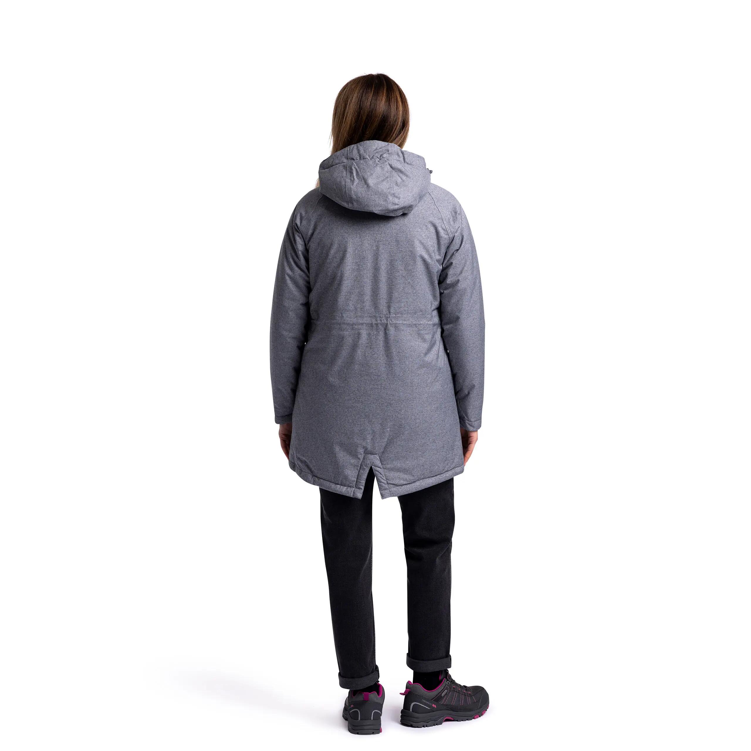 Womens Waterproof Jacket Hooded Padded Fleece Lined Wintertime 5/5