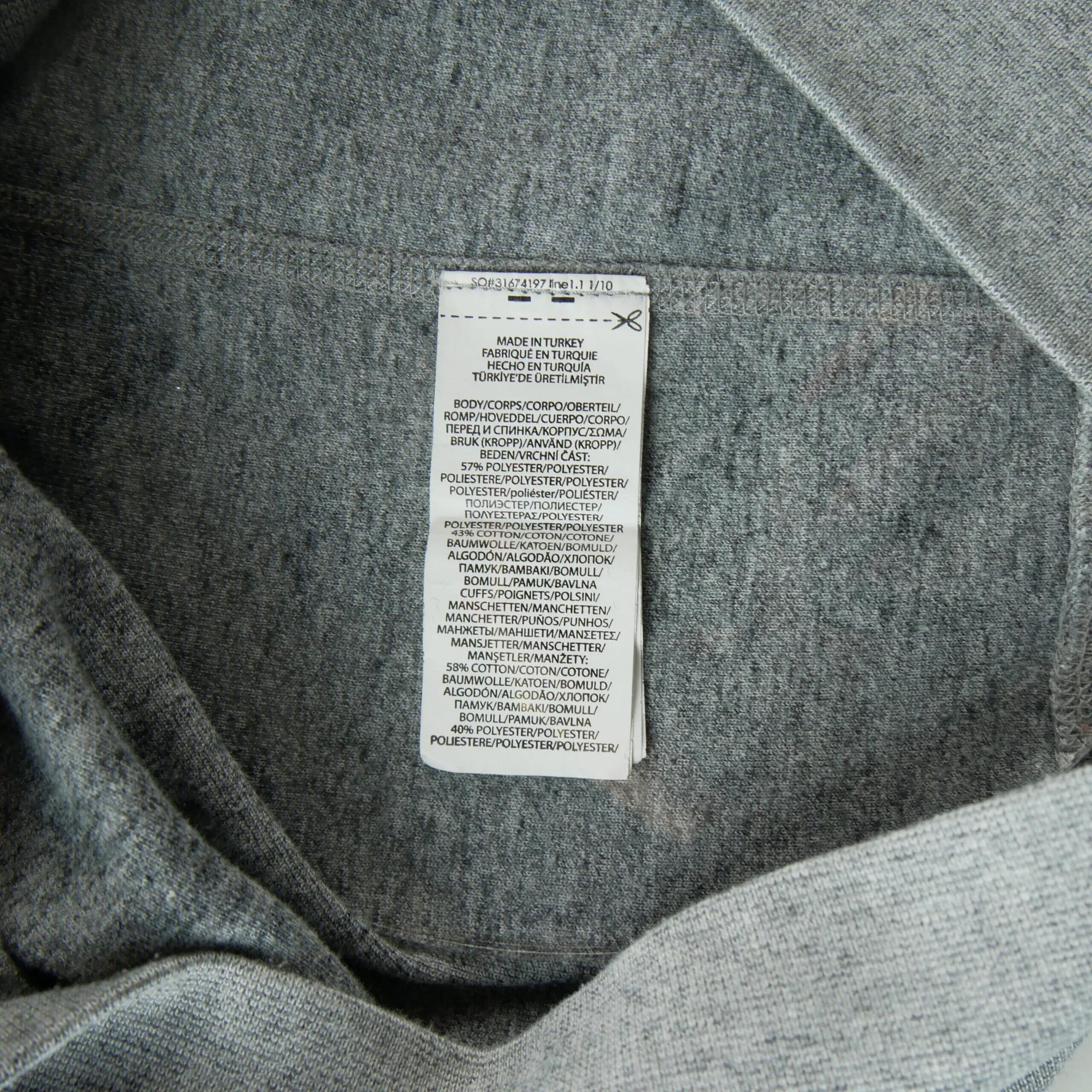 Second hand - Felpa Uomo Performance jersey Grigio - Stato eccellente 5/7