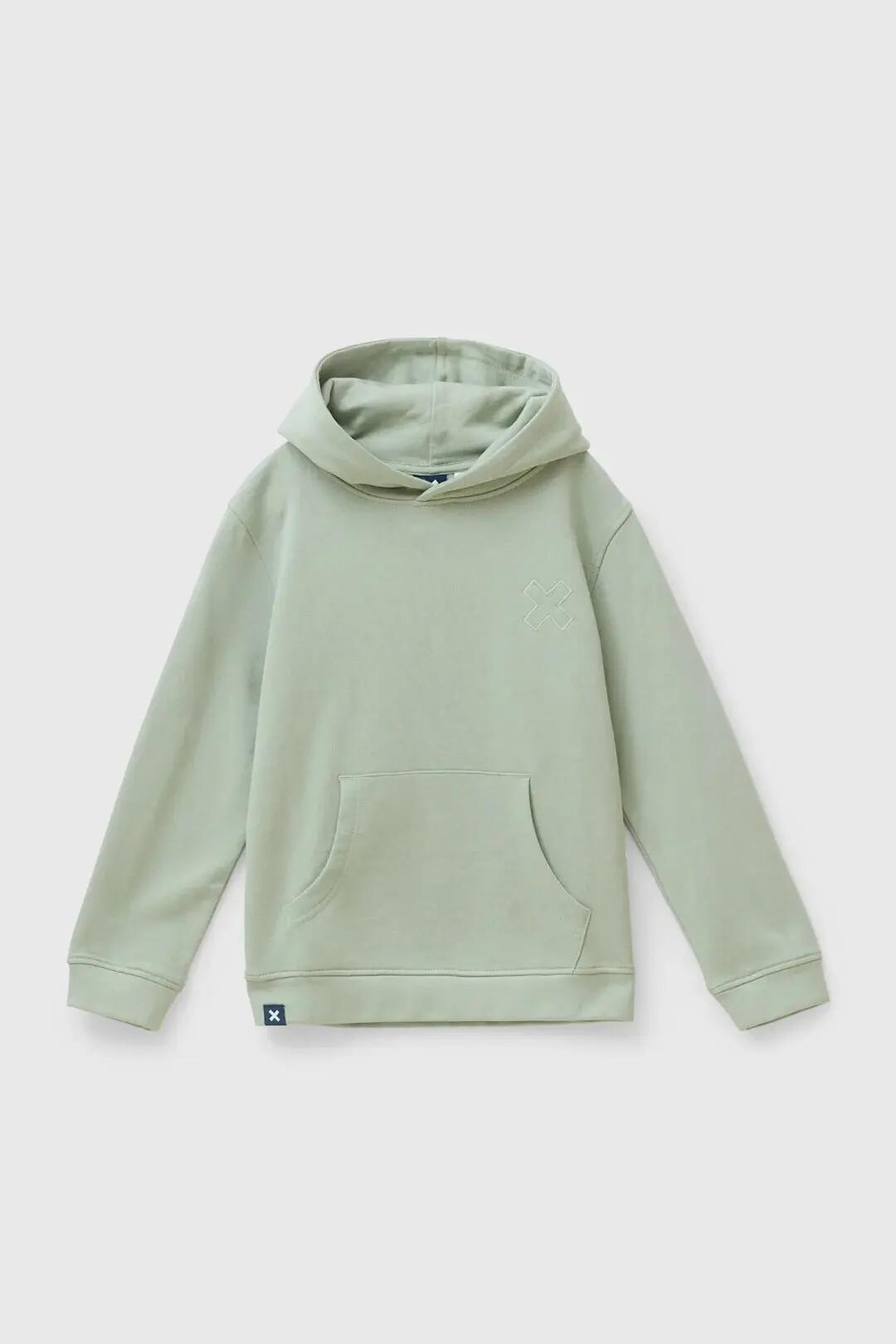 Sudadera con Capucha Kids Blue Banana de 100% Algodón Orgánico Reef Sage 4/4