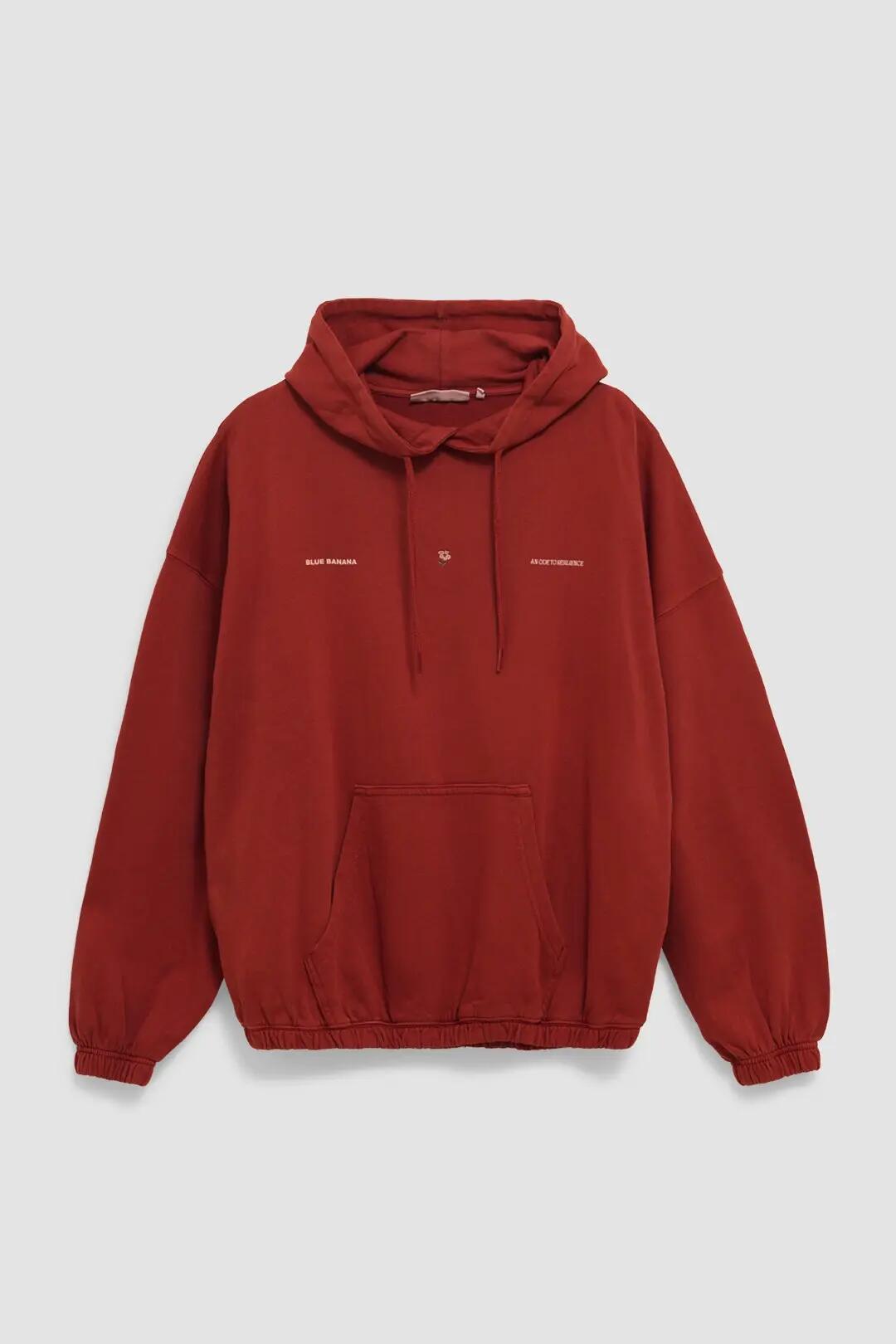 Sudadera con Capucha de Mujer Blue Banana de Algodón Orgánico Wander Terra 4/4