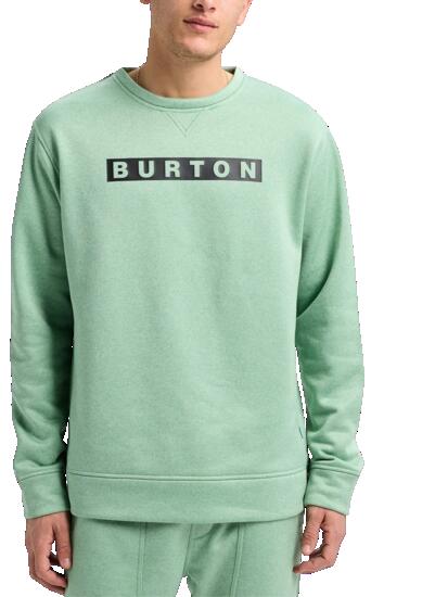 Sweat-shirt - snowboard - homme - burton oak - vert