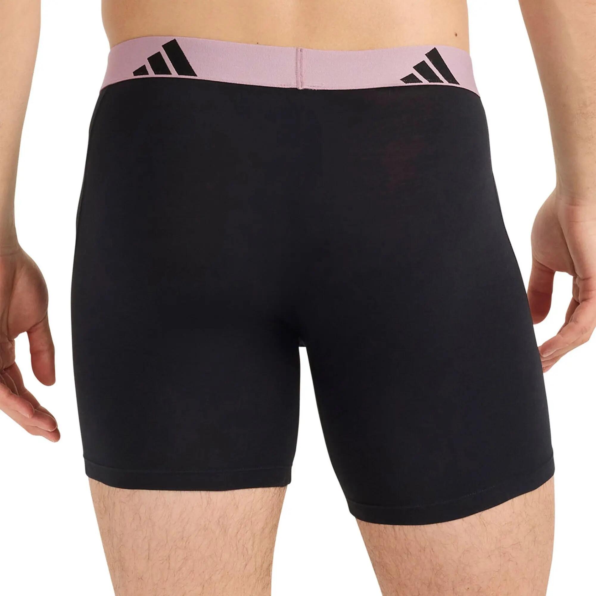 Boxershort Herren 3er Pack Stretch-Boxer Briefs Active Flex Cotton 4/4
