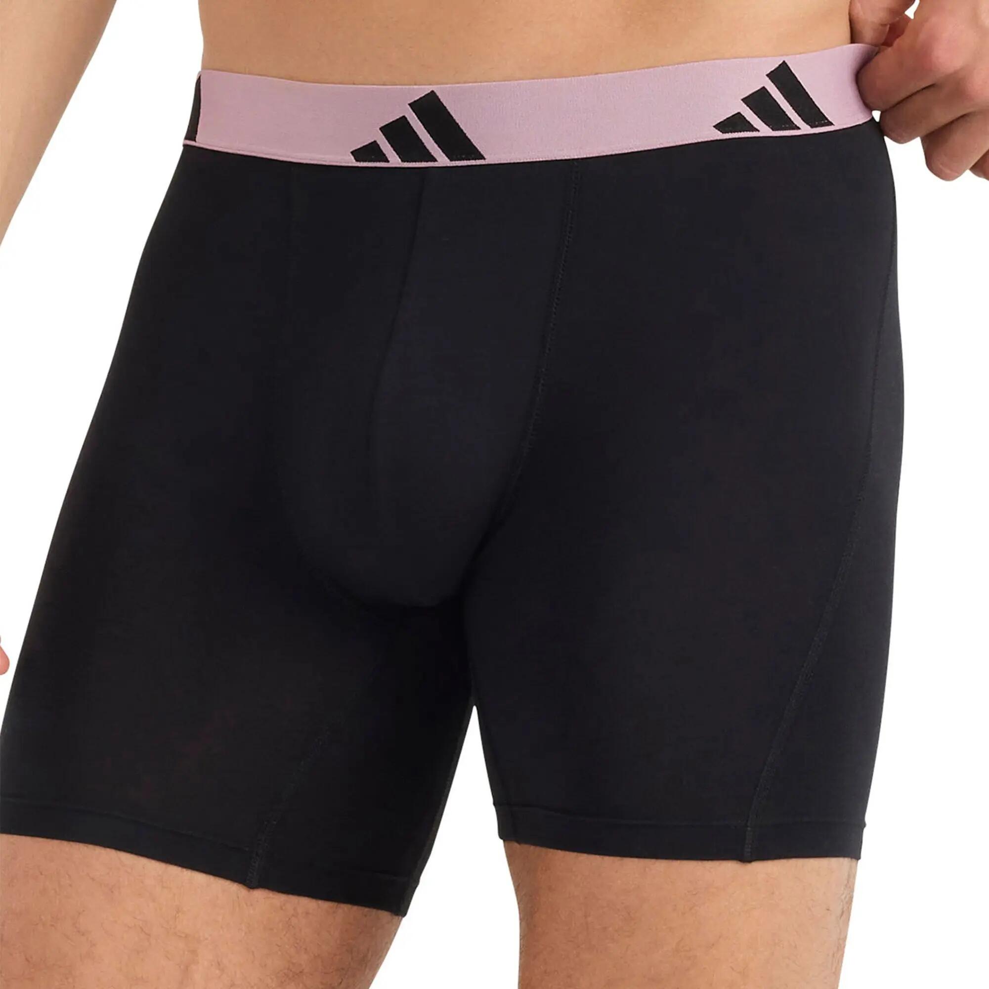 Boxershort Herren 3er Pack Stretch-Boxer Briefs Active Flex Cotton 3/4