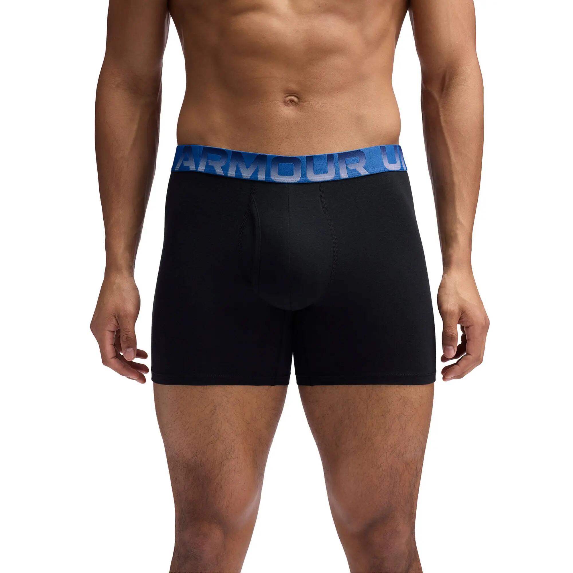 Boxershort Herren 3er Pack Figurbetont-UA PERFORMANCE COTTON - OMBRE WB 6 4/5