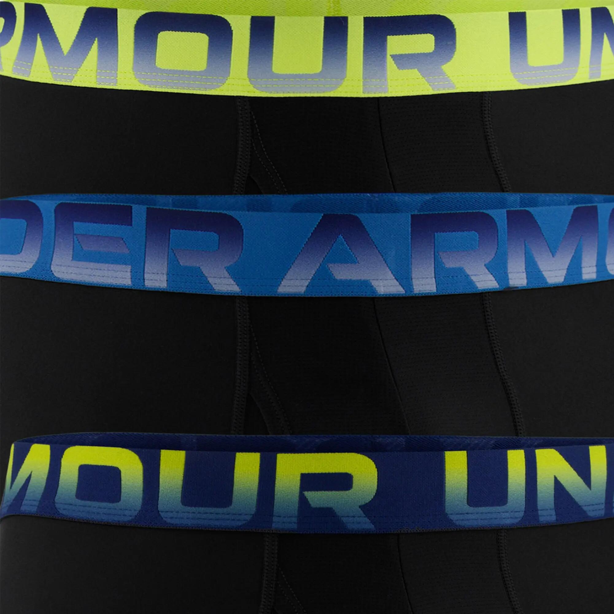 Boxershort Herren 3er Pack Figurbetont-UA PERFORMANCE COTTON - OMBRE WB 6 3/5