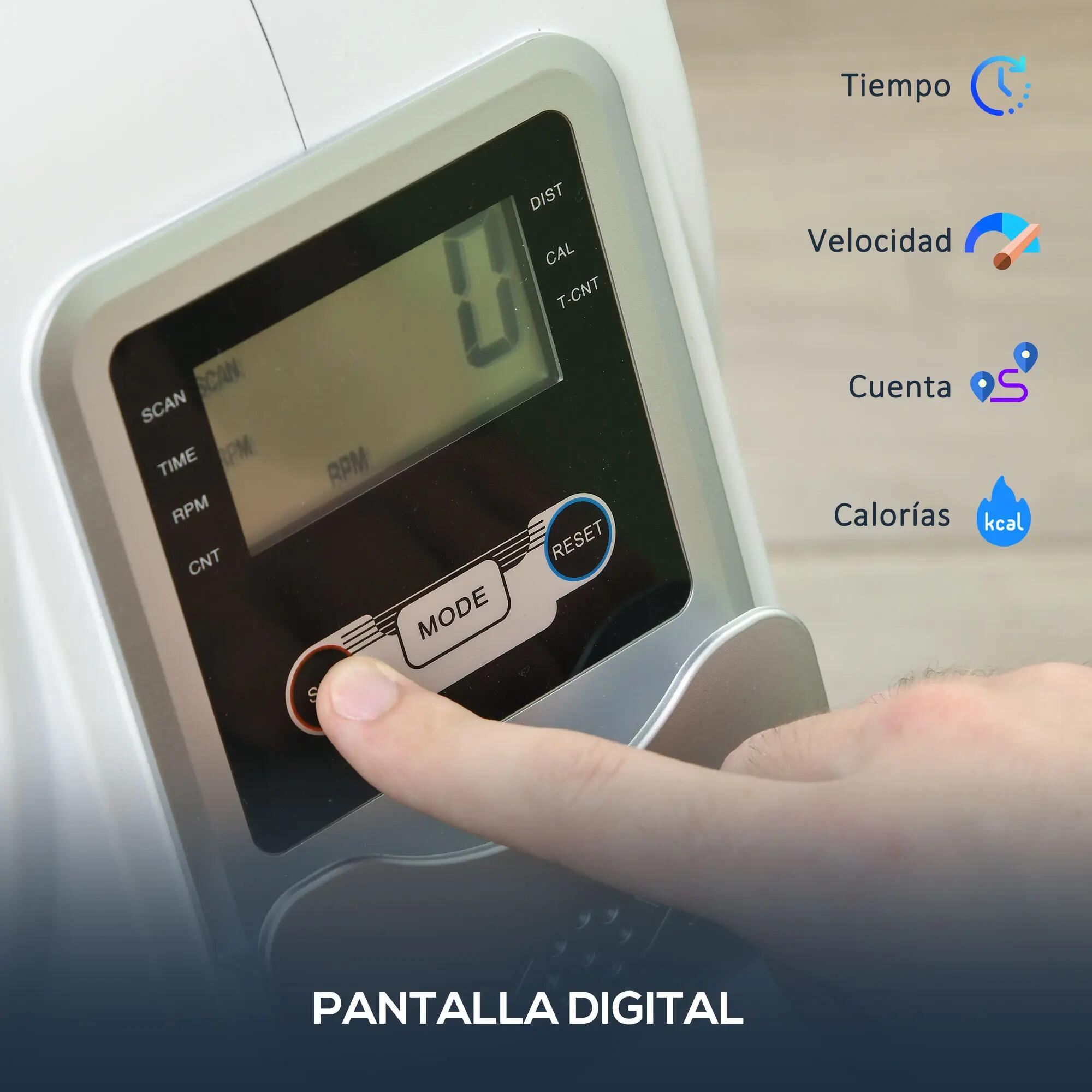 Machine à Remo Magnético Remo pour Maison Plegable Résistance de 8 Niveaux Écran 8/9