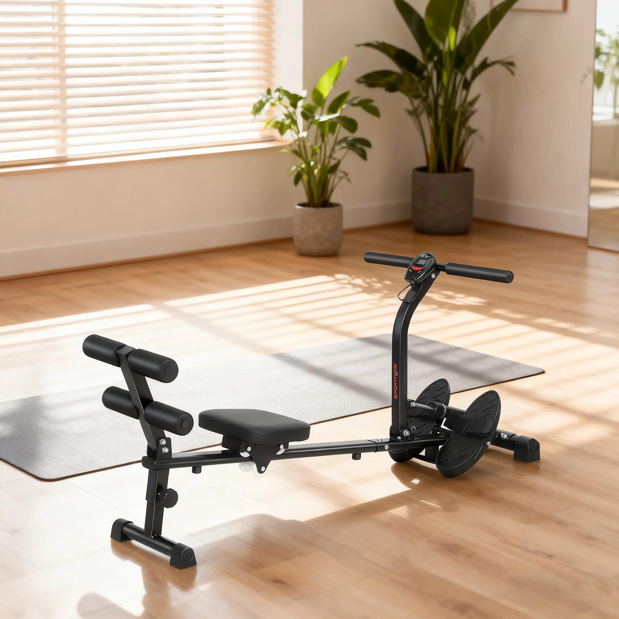 Rameur, appareil de musculation pour abdominaux, réglable sur 12 niveaux 4/9