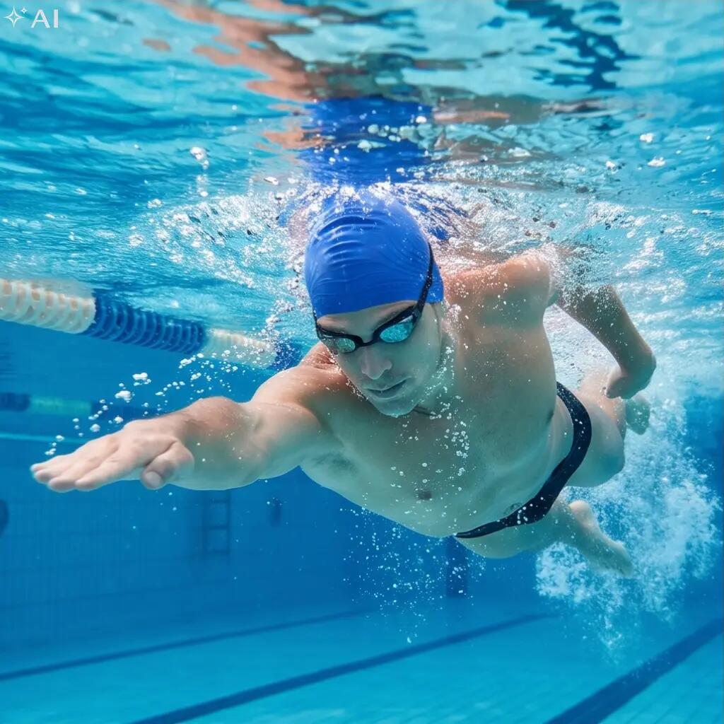 Czepek pływacki silikonowy na basen do pływania dla dorosłych Aqua-Sport Earth 6/7
