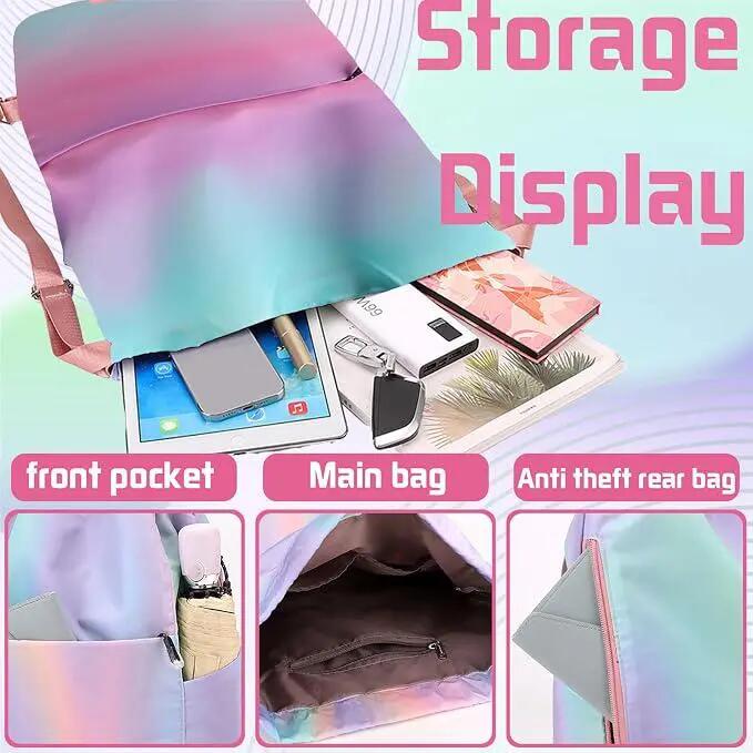 Sac à dos pour ordinateur portable femme - Grand sac à dos de voyage - Sac 4/7