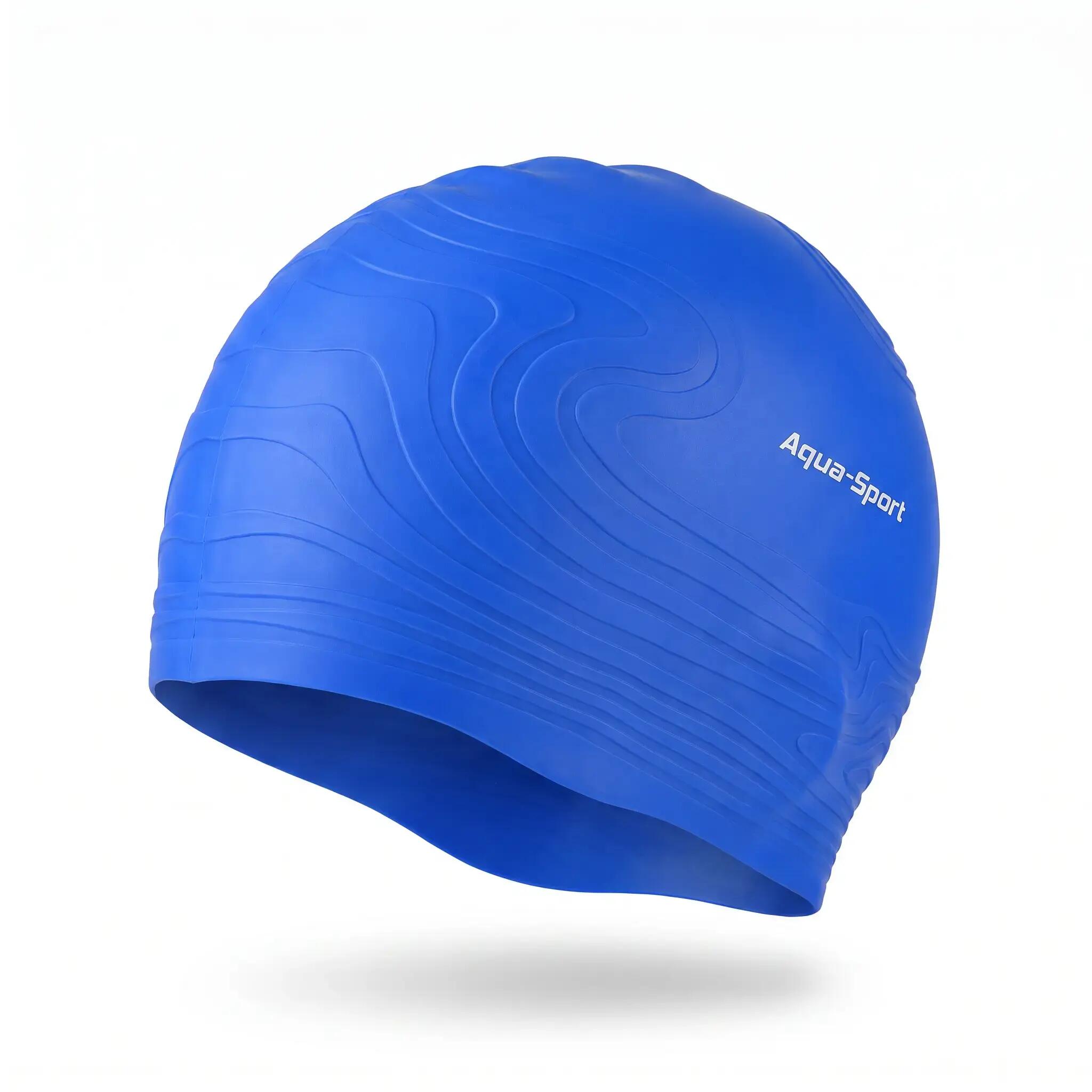Czepek pływacki silikonowy na basen do pływania dla dorosłych Aqua-Sport Earth 2/7