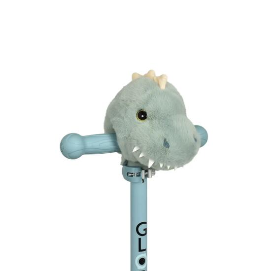 Tête peluche pour guidon de trottinette ou tricycle - Vert Sauge