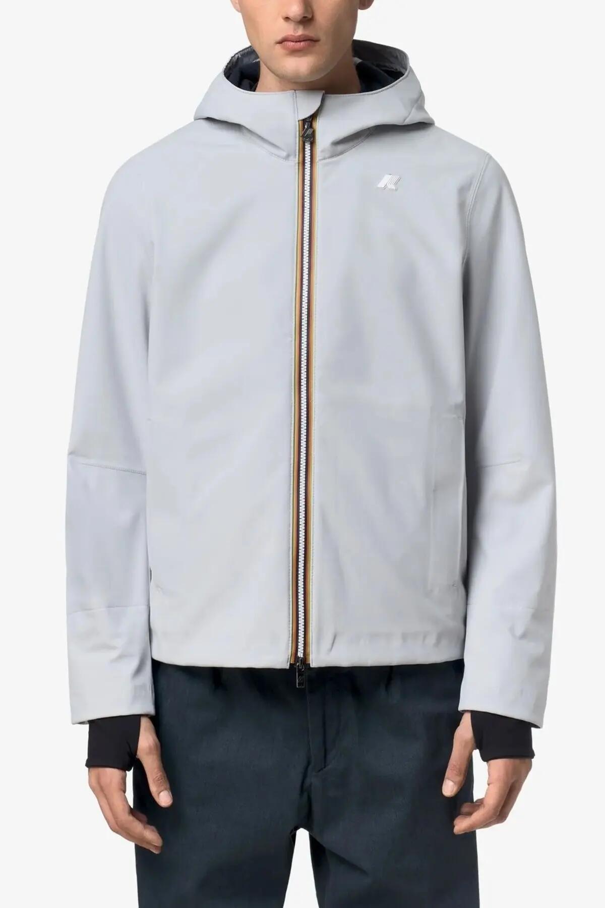 Giacca K-way Modello Jacko Bonded Colore Grigio 4/5