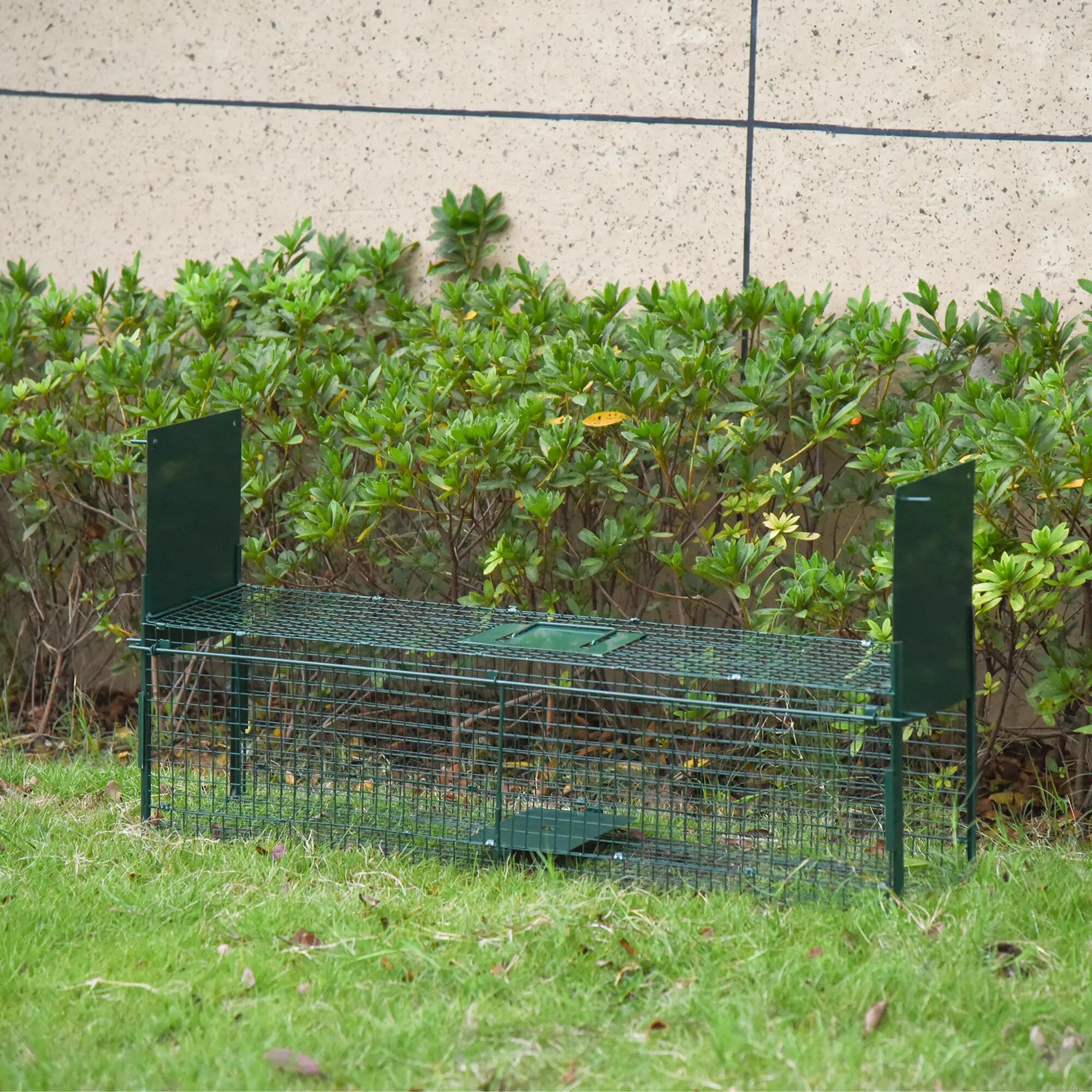 Piège Vivant Cage Attrape 100 x 25 x 28 cm Piège Fouine pour Martres, Rats, Sour 3/9