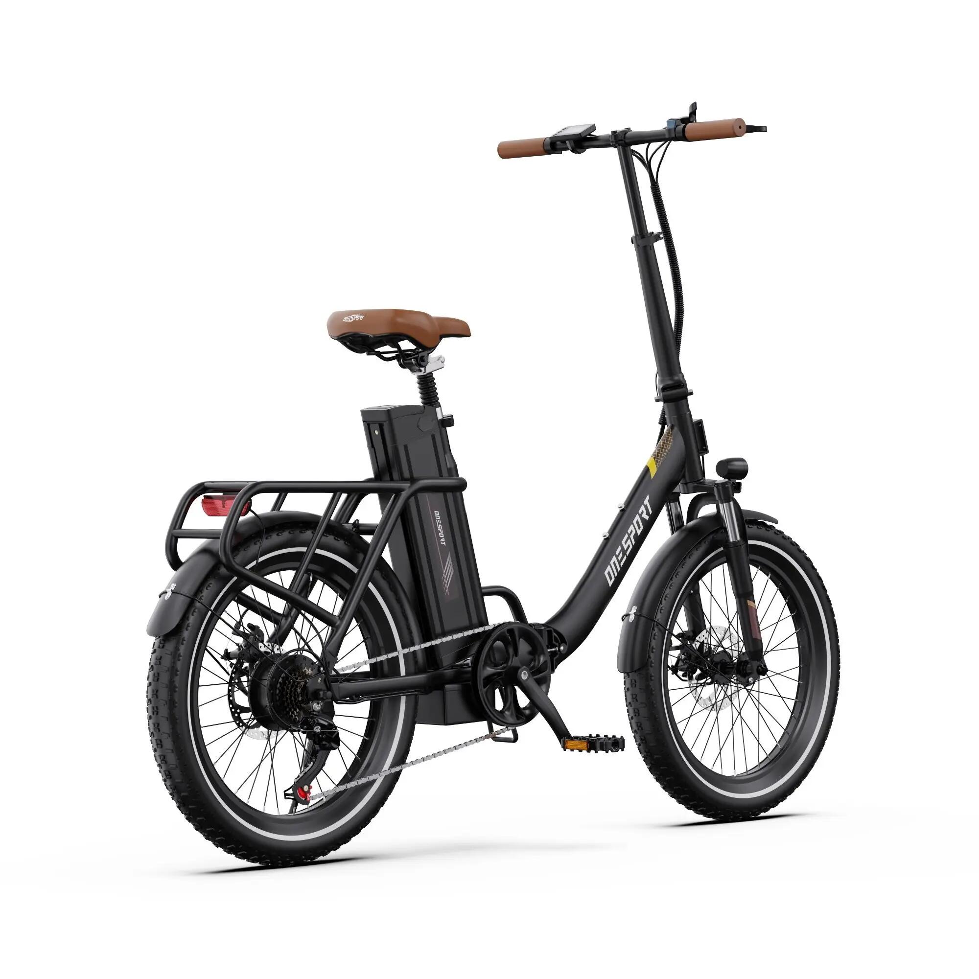 ONESPORT OT16 PRO Vélo Électrique Pliable 250W, 48V 17Ah, Shimano 7 Vitesses 6/10