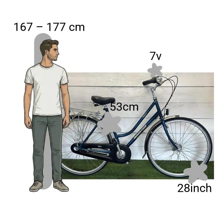 Bicicletta usata Batavus Fugato 2/4