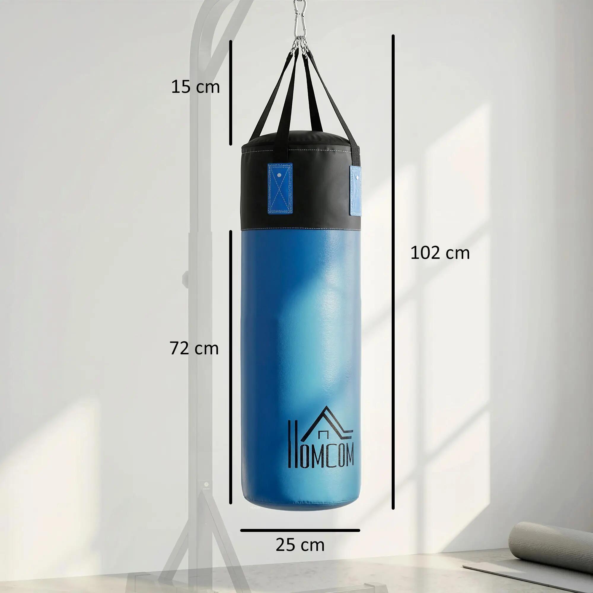 Sac de frappe suspendu avec gants, sac de frappe 3 couches avec sac de transport 5/9
