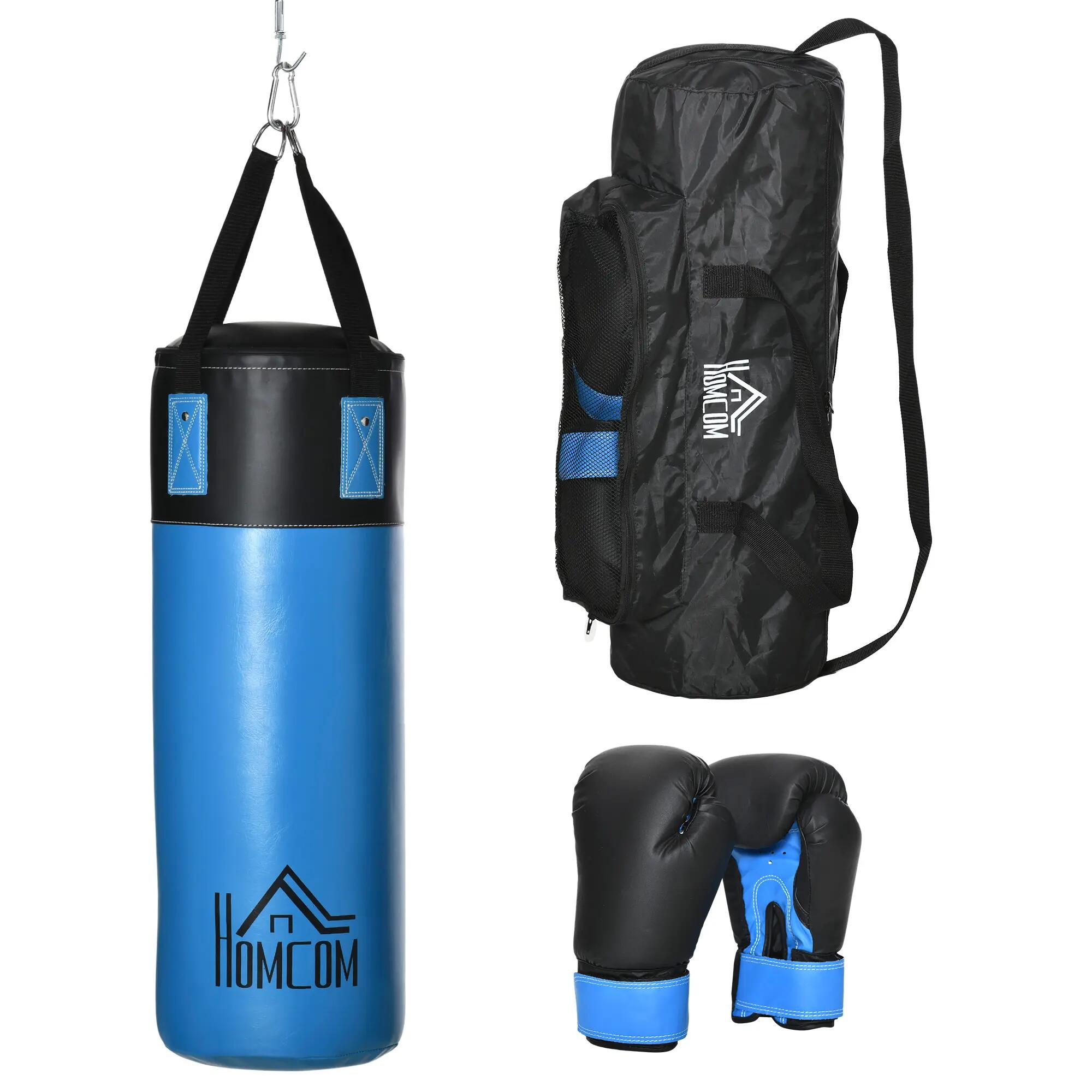Sac de frappe suspendu avec gants, sac de frappe 3 couches avec sac de transport 2/9