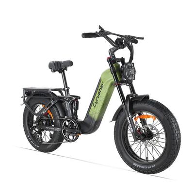 Cyrusher kommoda 3.0 20" elektrische bakfiets 250w 48v 20ah