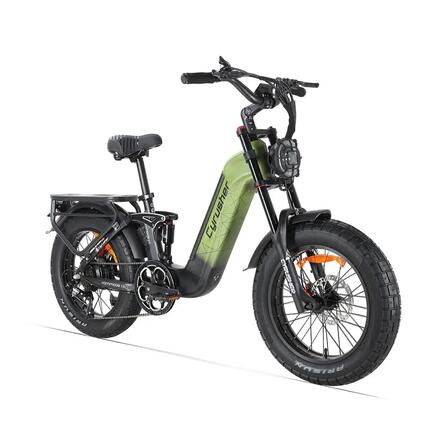 Vélo cargo électrique CYRUSHER Kommoda 3.0 20" 250 W 48 V 20 Ah