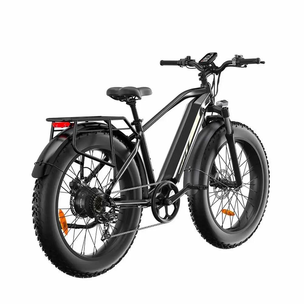 Vélo électrique Bodywel D6 Fat Bike 26 pouces avec batterie 48 V 15 Ah 2/3