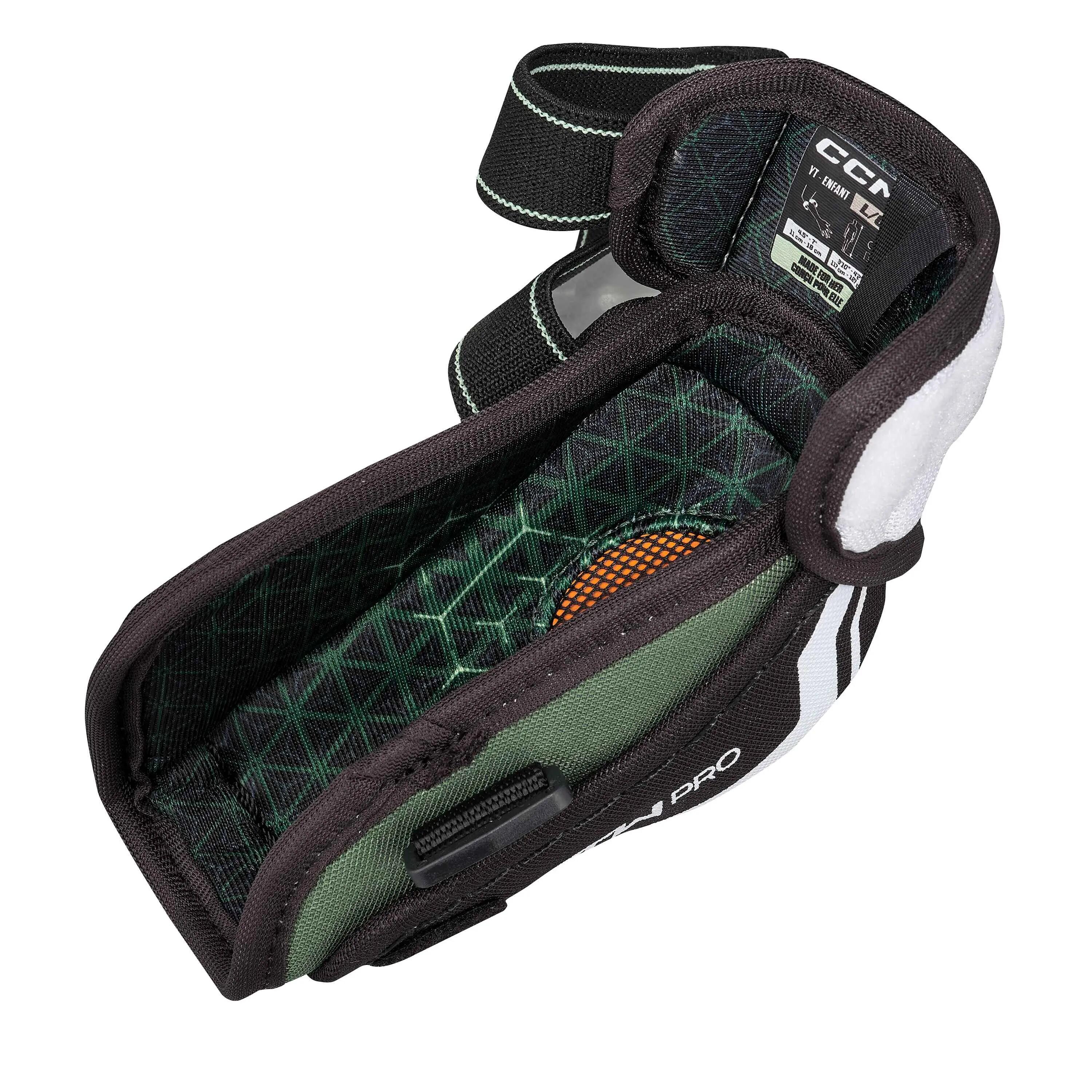 CCM Tacks WM coderas de hockey Youth Negro femeninas 3/3