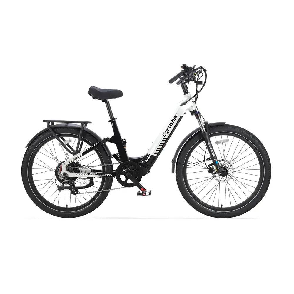 Bicicletta elettrica urbana Cyrusher Sprint con batteria da 48 V 15 Ah 2/3