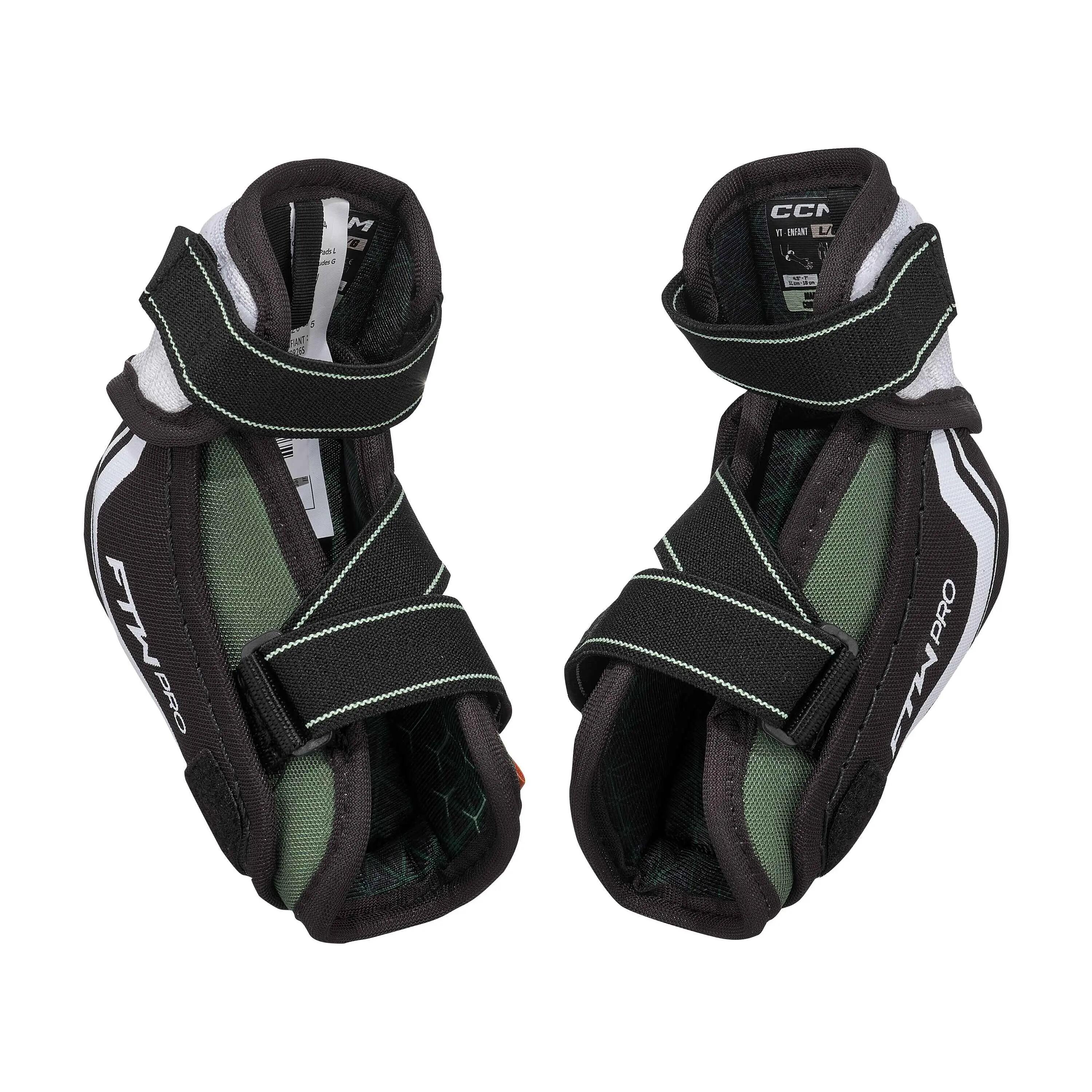 CCM Tacks WM coderas de hockey Youth Negro femeninas 2/3