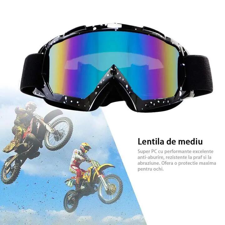 Lunettes de ski, protection UV, coupe-vent, lunettes de course anti-poussière 5/6
